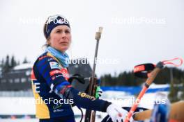28.02.2024, Oslo, Norway (NOR): Justine Braisaz-Bouchet (FRA) - IBU World Cup Biathlon, training, Oslo (NOR). www.nordicfocus.com. © Manzoni/NordicFocus. Every downloaded picture is fee-liable.