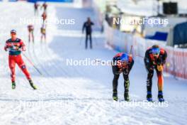 28.02.2024, Oslo, Norway (NOR): Event Feature: German technician test skis - IBU World Cup Biathlon, training, Oslo (NOR). www.nordicfocus.com. © Manzoni/NordicFocus. Every downloaded picture is fee-liable.