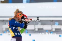 28.02.2024, Oslo, Norway (NOR): Polona Klemencic (SLO) - IBU World Cup Biathlon, training, Oslo (NOR). www.nordicfocus.com. © Manzoni/NordicFocus. Every downloaded picture is fee-liable.