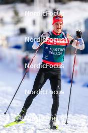 28.02.2024, Oslo, Norway (NOR): Niklas Hartweg (SUI) - IBU World Cup Biathlon, training, Oslo (NOR). www.nordicfocus.com. © Manzoni/NordicFocus. Every downloaded picture is fee-liable.