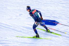 28.02.2024, Oslo, Norway (NOR): Oscar Lombardot (FRA) - IBU World Cup Biathlon, training, Oslo (NOR). www.nordicfocus.com. © Manzoni/NordicFocus. Every downloaded picture is fee-liable.
