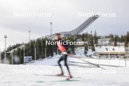 28.02.2024, Oslo, Norway (NOR): Undefined athlete competes - IBU World Cup Biathlon, training, Oslo (NOR). www.nordicfocus.com. © Manzoni/NordicFocus. Every downloaded picture is fee-liable.