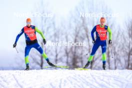 28.02.2024, Oslo, Norway (NOR): Event Feature: Slovian technician test skis - IBU World Cup Biathlon, training, Oslo (NOR). www.nordicfocus.com. © Manzoni/NordicFocus. Every downloaded picture is fee-liable.