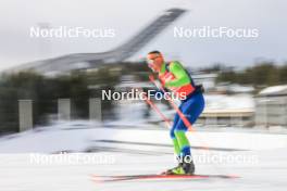 28.02.2024, Oslo, Norway (NOR): Janez Maric (SLO), coach Team Slovenia - IBU World Cup Biathlon, training, Oslo (NOR). www.nordicfocus.com. © Manzoni/NordicFocus. Every downloaded picture is fee-liable.