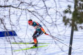 28.02.2024, Oslo, Norway (NOR): Philipp Nawrath (GER) - IBU World Cup Biathlon, training, Oslo (NOR). www.nordicfocus.com. © Manzoni/NordicFocus. Every downloaded picture is fee-liable.