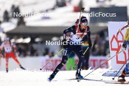 10.03.2024, Soldier Hollow, United States of America (USA): Beatrice Trabucchi (ITA) - IBU World Cup Biathlon, pursuit women, Soldier Hollow (USA). www.nordicfocus.com. © Manzoni/NordicFocus. Every downloaded picture is fee-liable.