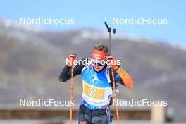 08.03.2024, Soldier Hollow, United States of America (USA): Benedikt Doll (GER) - IBU World Cup Biathlon, relay men, Soldier Hollow (USA). www.nordicfocus.com. © Manzoni/NordicFocus. Every downloaded picture is fee-liable.