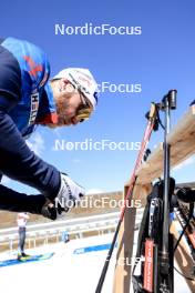 08.03.2024, Soldier Hollow, United States of America (USA): Simon Eder (AUT) - IBU World Cup Biathlon, relay men, Soldier Hollow (USA). www.nordicfocus.com. © Manzoni/NordicFocus. Every downloaded picture is fee-liable.