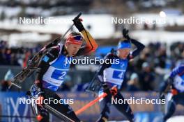 08.03.2024, Soldier Hollow, United States of America (USA): Philipp Nawrath (GER) - IBU World Cup Biathlon, relay men, Soldier Hollow (USA). www.nordicfocus.com. © Manzoni/NordicFocus. Every downloaded picture is fee-liable.