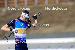 08.03.2024, Soldier Hollow, United States of America (USA): Eric Perrot (FRA) - IBU World Cup Biathlon, relay men, Soldier Hollow (USA). www.nordicfocus.com. © Manzoni/NordicFocus. Every downloaded picture is fee-liable.