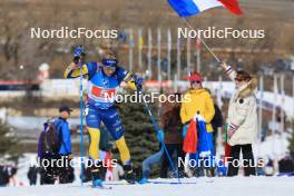 08.03.2024, Soldier Hollow, United States of America (USA): Viktor Brandt (SWE) - IBU World Cup Biathlon, relay men, Soldier Hollow (USA). www.nordicfocus.com. © Manzoni/NordicFocus. Every downloaded picture is fee-liable.