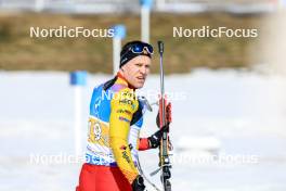 08.03.2024, Soldier Hollow, United States of America (USA): Thierry Langer (BEL) - IBU World Cup Biathlon, relay men, Soldier Hollow (USA). www.nordicfocus.com. © Manzoni/NordicFocus. Every downloaded picture is fee-liable.