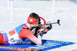 08.03.2024, Soldier Hollow, United States of America (USA): Christian Gow (CAN) - IBU World Cup Biathlon, relay men, Soldier Hollow (USA). www.nordicfocus.com. © Manzoni/NordicFocus. Every downloaded picture is fee-liable.