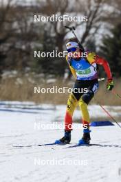 08.03.2024, Soldier Hollow, United States of America (USA): Marek Mackels (BEL) - IBU World Cup Biathlon, relay men, Soldier Hollow (USA). www.nordicfocus.com. © Manzoni/NordicFocus. Every downloaded picture is fee-liable.