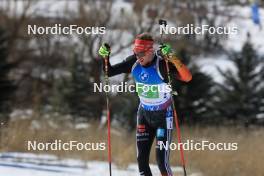 08.03.2024, Soldier Hollow, United States of America (USA): Johannes Kuehn (GER) - IBU World Cup Biathlon, relay men, Soldier Hollow (USA). www.nordicfocus.com. © Manzoni/NordicFocus. Every downloaded picture is fee-liable.
