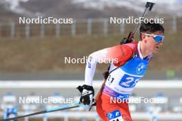 08.03.2024, Soldier Hollow, United States of America (USA): Zachary Connelly (CAN) - IBU World Cup Biathlon, relay men, Soldier Hollow (USA). www.nordicfocus.com. © Manzoni/NordicFocus. Every downloaded picture is fee-liable.