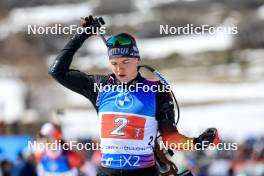 08.03.2024, Soldier Hollow, United States of America (USA): Justus Strelow (GER) - IBU World Cup Biathlon, relay men, Soldier Hollow (USA). www.nordicfocus.com. © Manzoni/NordicFocus. Every downloaded picture is fee-liable.