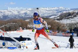 08.03.2024, Soldier Hollow, United States of America (USA): Jeremy Finello (SUI) - IBU World Cup Biathlon, relay men, Soldier Hollow (USA). www.nordicfocus.com. © Manzoni/NordicFocus. Every downloaded picture is fee-liable.