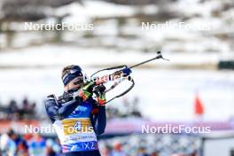 08.03.2024, Soldier Hollow, United States of America (USA): Didier Bionaz (ITA) - IBU World Cup Biathlon, relay men, Soldier Hollow (USA). www.nordicfocus.com. © Manzoni/NordicFocus. Every downloaded picture is fee-liable.