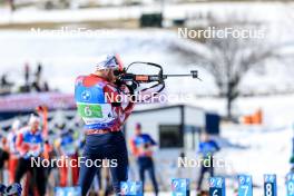 08.03.2024, Soldier Hollow, United States of America (USA): Simon Eder (AUT) - IBU World Cup Biathlon, relay men, Soldier Hollow (USA). www.nordicfocus.com. © Manzoni/NordicFocus. Every downloaded picture is fee-liable.
