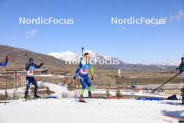 08.03.2024, Soldier Hollow, United States of America (USA): Patrick Braunhofer (ITA), Miha Dovzan (SLO) - IBU World Cup Biathlon, relay men, Soldier Hollow (USA). www.nordicfocus.com. © Manzoni/NordicFocus. Every downloaded picture is fee-liable.