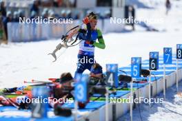 08.03.2024, Soldier Hollow, United States of America (USA): Lovro Planko (SLO) - IBU World Cup Biathlon, relay men, Soldier Hollow (USA). www.nordicfocus.com. © Manzoni/NordicFocus. Every downloaded picture is fee-liable.