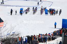08.03.2024, Soldier Hollow, United States of America (USA): Event Feature: Overview over the start - IBU World Cup Biathlon, relay men, Soldier Hollow (USA). www.nordicfocus.com. © Manzoni/NordicFocus. Every downloaded picture is fee-liable.