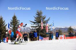 08.03.2024, Soldier Hollow, United States of America (USA): Joscha Burkhalter (SUI) - IBU World Cup Biathlon, relay men, Soldier Hollow (USA). www.nordicfocus.com. © Manzoni/NordicFocus. Every downloaded picture is fee-liable.