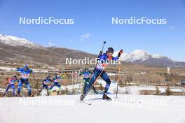 08.03.2024, Soldier Hollow, United States of America (USA): Vincent Bonacci (USA) - IBU World Cup Biathlon, relay men, Soldier Hollow (USA). www.nordicfocus.com. © Manzoni/NordicFocus. Every downloaded picture is fee-liable.
