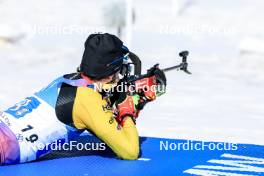 08.03.2024, Soldier Hollow, United States of America (USA): Cesar Beauvais (BEL) - IBU World Cup Biathlon, relay men, Soldier Hollow (USA). www.nordicfocus.com. © Manzoni/NordicFocus. Every downloaded picture is fee-liable.