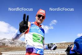 08.03.2024, Soldier Hollow, United States of America (USA): Sebastian Stalder (SUI) - IBU World Cup Biathlon, relay men, Soldier Hollow (USA). www.nordicfocus.com. © Manzoni/NordicFocus. Every downloaded picture is fee-liable.