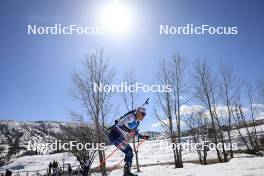 08.03.2024, Soldier Hollow, United States of America (USA): Heikki Laitinen (FIN) - IBU World Cup Biathlon, relay men, Soldier Hollow (USA). www.nordicfocus.com. © Manzoni/NordicFocus. Every downloaded picture is fee-liable.