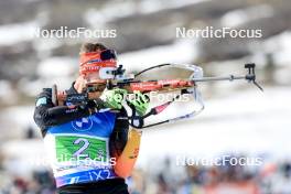 08.03.2024, Soldier Hollow, United States of America (USA): Johannes Kuehn (GER) - IBU World Cup Biathlon, relay men, Soldier Hollow (USA). www.nordicfocus.com. © Manzoni/NordicFocus. Every downloaded picture is fee-liable.