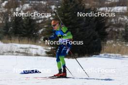 08.03.2024, Soldier Hollow, United States of America (USA): Anton Vidmar (SLO) - IBU World Cup Biathlon, relay men, Soldier Hollow (USA). www.nordicfocus.com. © Manzoni/NordicFocus. Every downloaded picture is fee-liable.