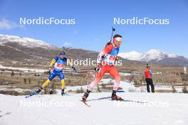 08.03.2024, Soldier Hollow, United States of America (USA): Christian Gow (CAN) - IBU World Cup Biathlon, relay men, Soldier Hollow (USA). www.nordicfocus.com. © Manzoni/NordicFocus. Every downloaded picture is fee-liable.