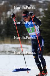 08.03.2024, Soldier Hollow, United States of America (USA): Tommaso Giacomel (ITA) - IBU World Cup Biathlon, relay men, Soldier Hollow (USA). www.nordicfocus.com. © Manzoni/NordicFocus. Every downloaded picture is fee-liable.