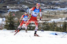 09.03.2024, Soldier Hollow, United States of America (USA): Logan Pletz (CAN) - IBU World Cup Biathlon, sprint men, Soldier Hollow (USA). www.nordicfocus.com. © Manzoni/NordicFocus. Every downloaded picture is fee-liable.