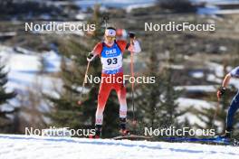 09.03.2024, Soldier Hollow, United States of America (USA): Logan Pletz (CAN) - IBU World Cup Biathlon, sprint men, Soldier Hollow (USA). www.nordicfocus.com. © Manzoni/NordicFocus. Every downloaded picture is fee-liable.