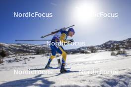 09.03.2024, Soldier Hollow, United States of America (USA): Sebastian Samuelsson (SWE) - IBU World Cup Biathlon, sprint men, Soldier Hollow (USA). www.nordicfocus.com. © Manzoni/NordicFocus. Every downloaded picture is fee-liable.