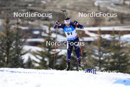 09.03.2024, Soldier Hollow, United States of America (USA): Oscar Lombardot (FRA) - IBU World Cup Biathlon, sprint men, Soldier Hollow (USA). www.nordicfocus.com. © Manzoni/NordicFocus. Every downloaded picture is fee-liable.