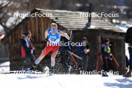 09.03.2024, Soldier Hollow, United States of America (USA): Gion Stalder (SUI) - IBU World Cup Biathlon, sprint men, Soldier Hollow (USA). www.nordicfocus.com. © Manzoni/NordicFocus. Every downloaded picture is fee-liable.