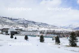 05.03.2024, Soldier Hollow, United States of America (USA): Event Feature: Overview over the stadium - IBU World Cup Biathlon, training, Soldier Hollow (USA). www.nordicfocus.com. © Manzoni/NordicFocus. Every downloaded picture is fee-liable.