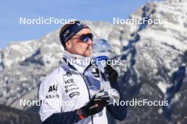16.03.2024, Canmore, Canada (CAN): Johannes Thingnes Boe (NOR) - IBU World Cup Biathlon, trophies, Canmore (CAN). www.nordicfocus.com. © Manzoni/NordicFocus. Every downloaded picture is fee-liable.