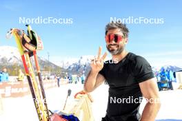 17.03.2024, Canmore, Canada (CAN): Simon Fourcade (FRA) - IBU World Cup Biathlon, mass men, Canmore (CAN). www.nordicfocus.com. © Manzoni/NordicFocus. Every downloaded picture is fee-liable.