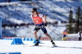 17.03.2024, Canmore, Canada (CAN): Sturla Holm Laegreid (NOR) - IBU World Cup Biathlon, mass men, Canmore (CAN). www.nordicfocus.com. © Manzoni/NordicFocus. Every downloaded picture is fee-liable.