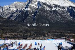 17.03.2024, Canmore, Canada (CAN): Event Feature: Race start - IBU World Cup Biathlon, mass men, Canmore (CAN). www.nordicfocus.com. © Manzoni/NordicFocus. Every downloaded picture is fee-liable.