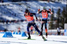 17.03.2024, Canmore, Canada (CAN): Quentin Fillon Maillet (FRA) - IBU World Cup Biathlon, mass men, Canmore (CAN). www.nordicfocus.com. © Manzoni/NordicFocus. Every downloaded picture is fee-liable.