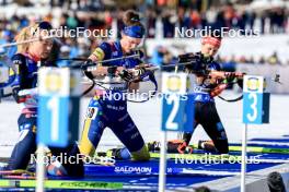 17.03.2024, Canmore, Canada (CAN): Hanna Oeberg (SWE) - IBU World Cup Biathlon, mass women, Canmore (CAN). www.nordicfocus.com. © Manzoni/NordicFocus. Every downloaded picture is fee-liable.