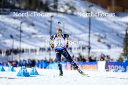 16.03.2024, Canmore, Canada (CAN): Johannes Dale-Skjevdal (NOR) - IBU World Cup Biathlon, pursuit men, Canmore (CAN). www.nordicfocus.com. © Manzoni/NordicFocus. Every downloaded picture is fee-liable.