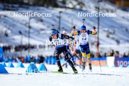 16.03.2024, Canmore, Canada (CAN): Lukas Hofer (ITA) - IBU World Cup Biathlon, pursuit men, Canmore (CAN). www.nordicfocus.com. © Manzoni/NordicFocus. Every downloaded picture is fee-liable.